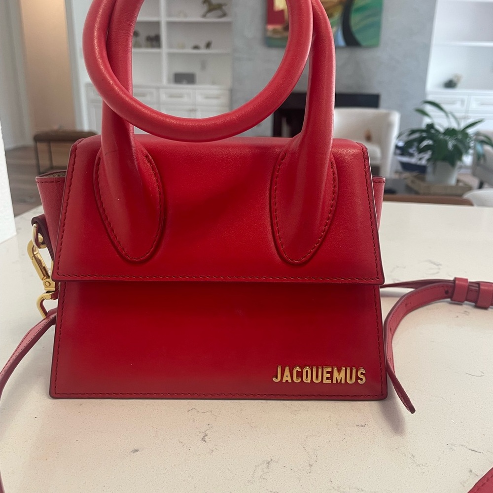 Jacquemus Bold Red Mini Bag - Picture 2 of 10